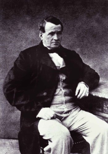 Thierry Hermès, fondateur de l’atelier parisien de 1837, dans un portrait du XIXe siècle.