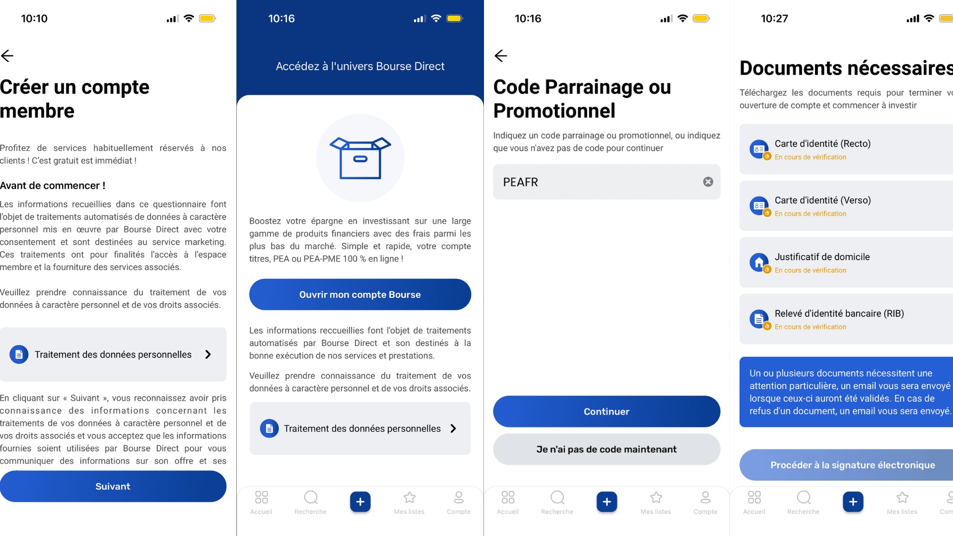 Comment ouvrir un PEA Bourse Direct étape par étape ?